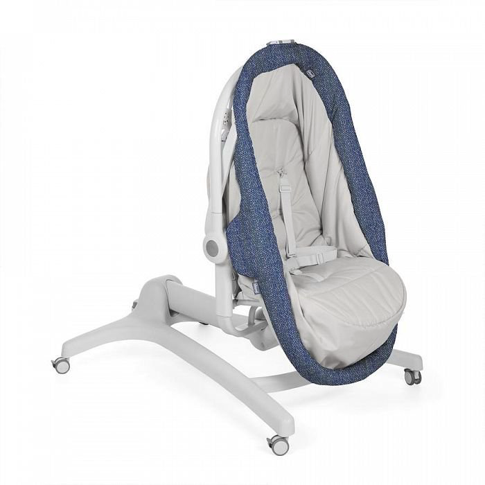 Кроватка-стульчик Chicco Baby Hug 4-в-1 Spectrum синий купить,NaN