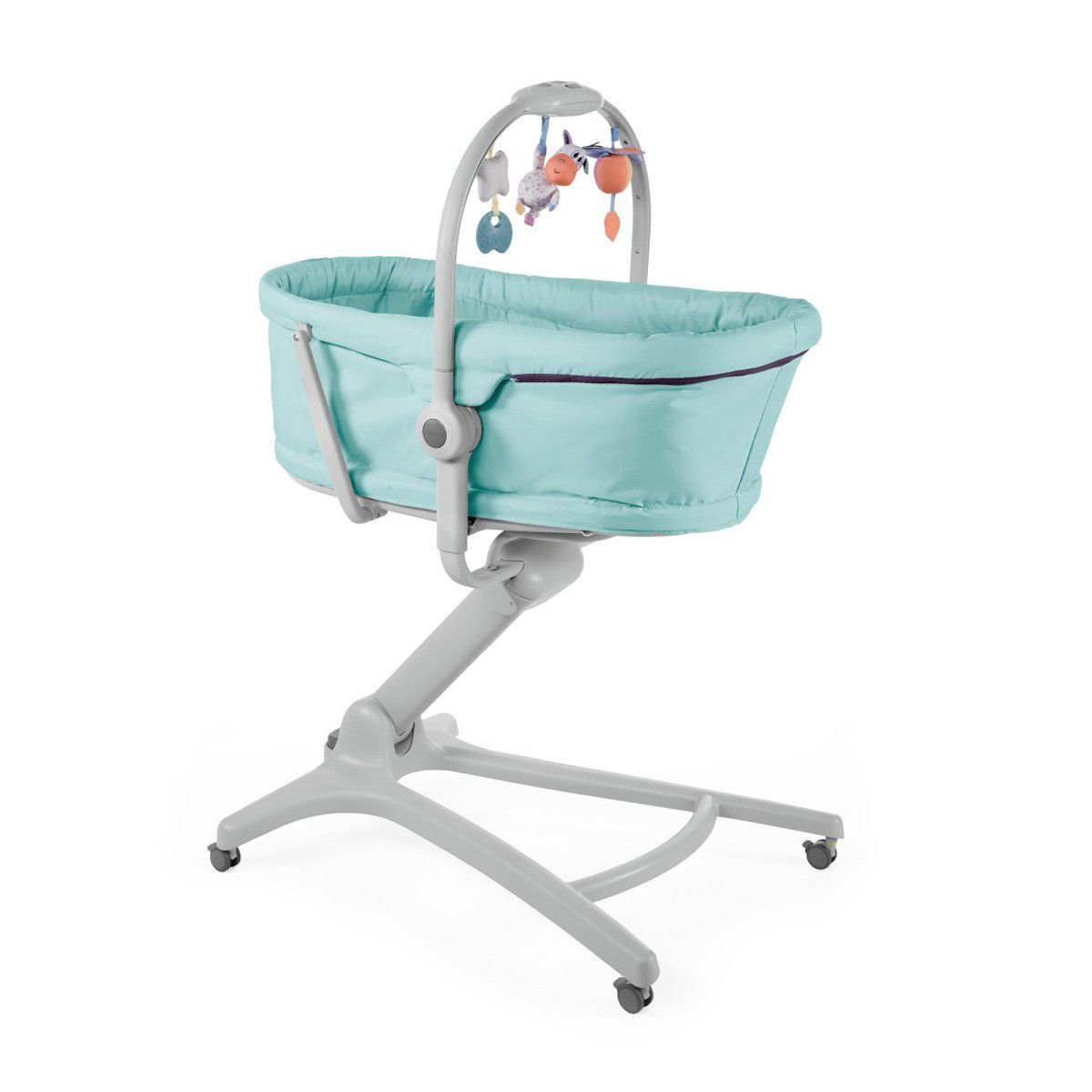 Кроватка-стульчик Chicco Baby Hug 4 в 1 Aquarelle голубая купить,NaN