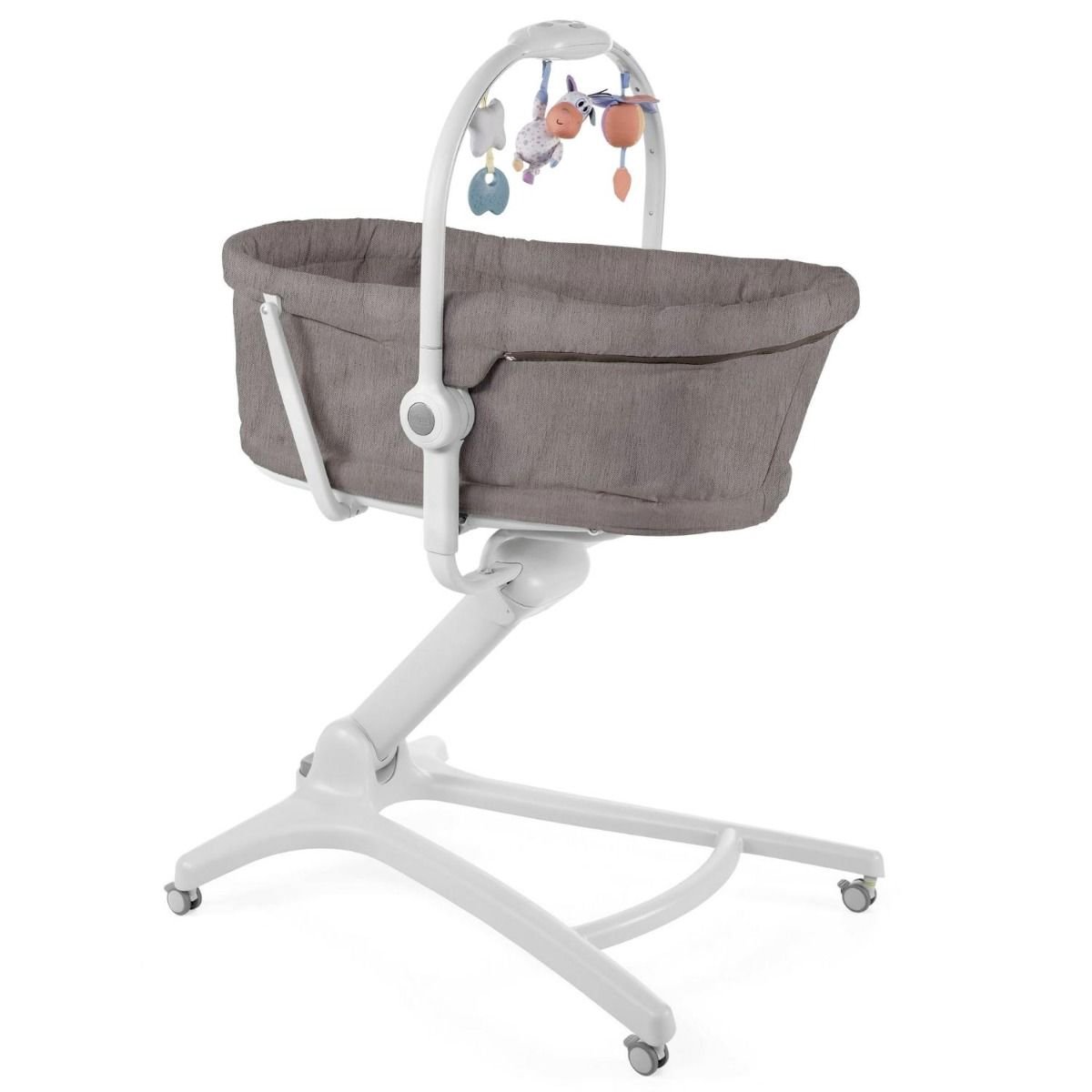 Кроватка-стульчик Chicco Baby Hug 4-в-1 Legend серый купить,NaN