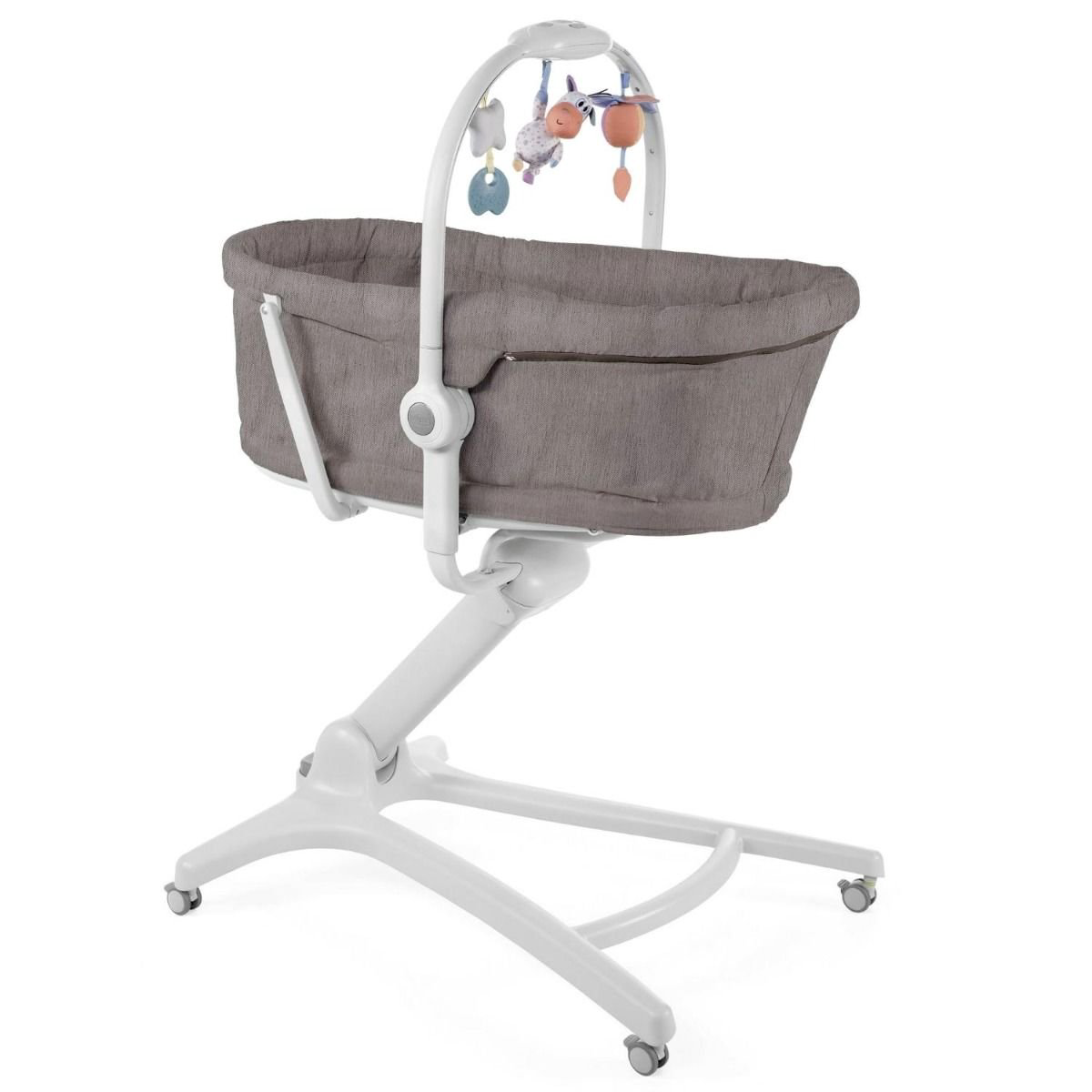 Кроватка-стульчик Chicco Baby Hug 4-в-1 Legend серый купить,NaN