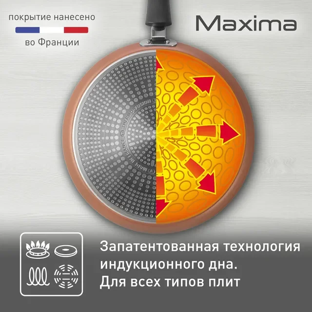 Сковорода для блинов Tefal Maxima 04222525 25см купить,NaN