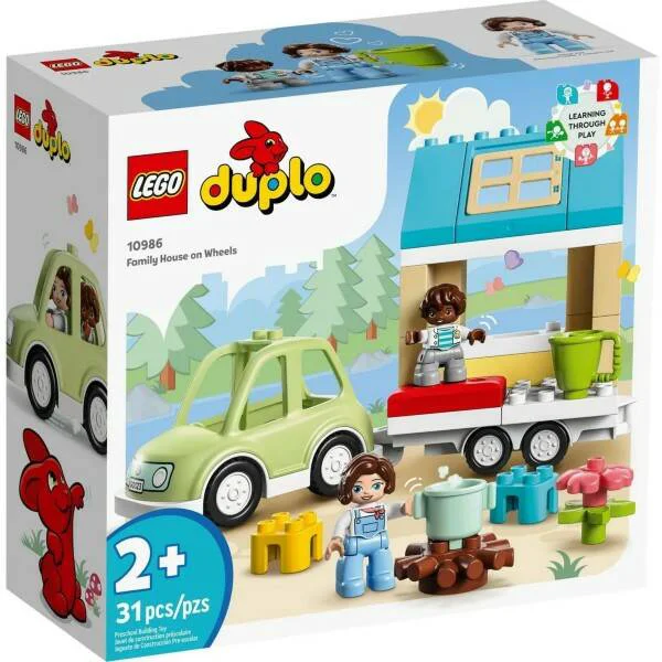 Конструктор Lego Дупло Семейный дом на колесах 10986 купить,NaN