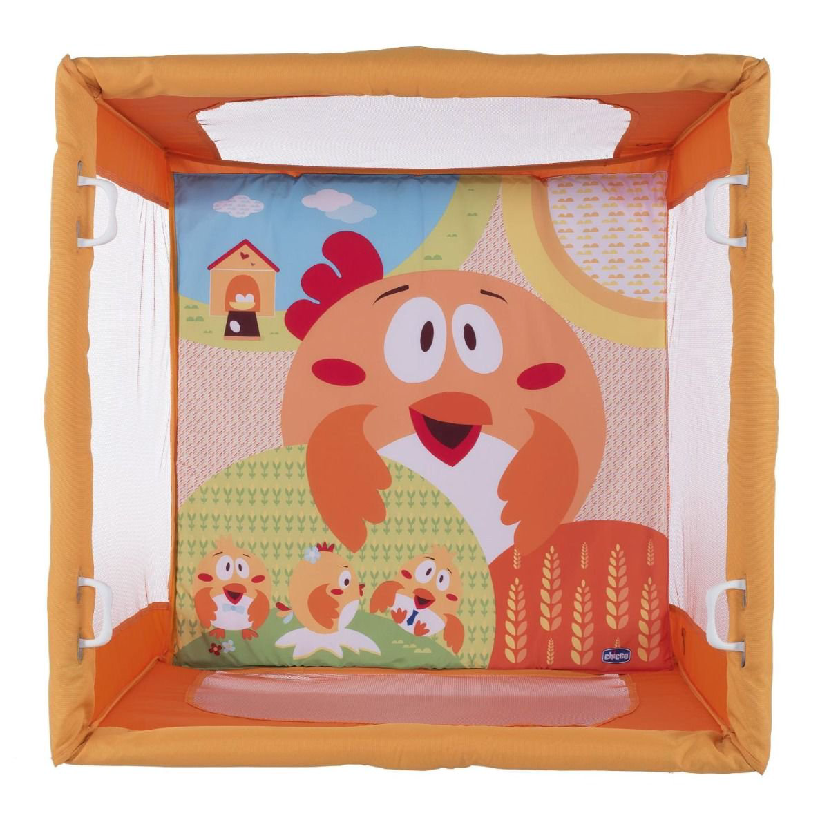 Манеж Chicco Open Fancy Chicken оранжевый купить,NaN