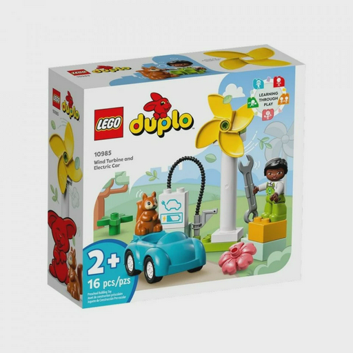 Конструктор Lego Дупло Ветрогенератор и электромобиль 10985