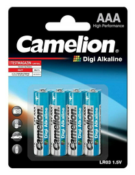 Батарейки Camelion Digi Alkaline LR03-BP4DG 1.5Vx4