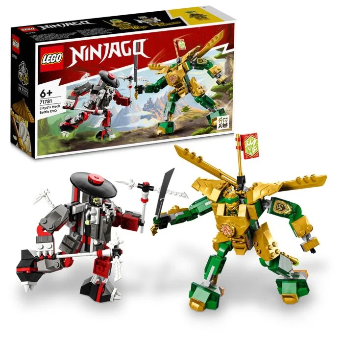Конструктор Lego Ниндзяго Битва с роботом Ллойда EVO 71781