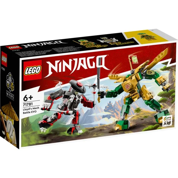 Конструктор Lego Ниндзяго Битва с роботом Ллойда EVO 71781
