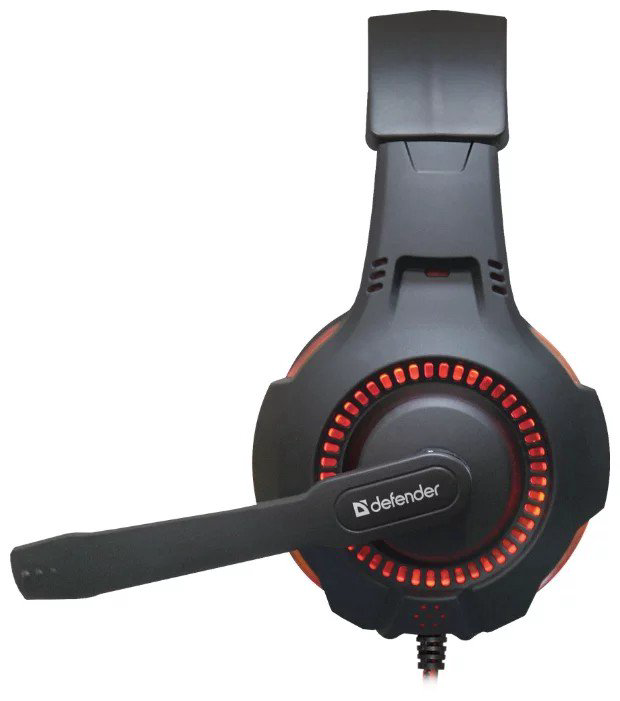 Наушники Defender Warhead G-450 черно-красные купить,NaN