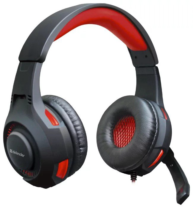 Наушники Defender Warhead G-450 черно-красные купить,NaN