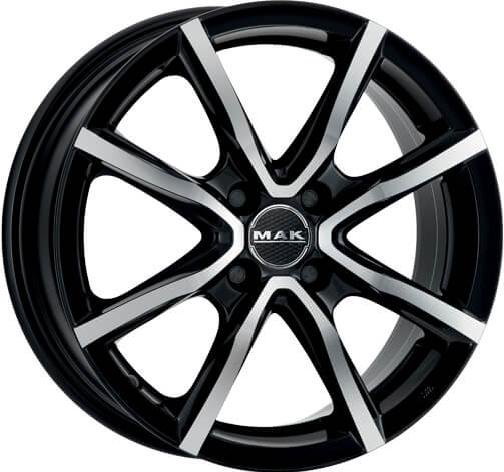 Комплект дисков MAK Milano 5x114.3 7x17 ET40.0 D76 черный купить,338520