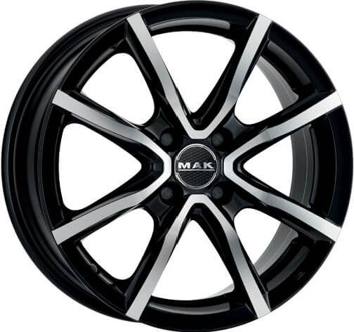 Комплект дисков MAK Milano 5x114.3 7x17 ET40.0 D76 черный купить,338520