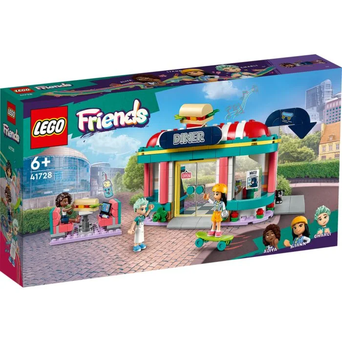 Конструктор Lego Friends Закусочная в центре Хартлейк Сити 41728 - ForteMarket Конструктор Lego Friends Закусочная в центре Хартлейк Сити 41728 купить,0