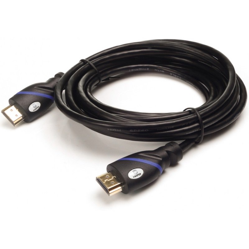 Кабель Harper DCHM-373 HDMI-HDMI 3м черный купить,NaN