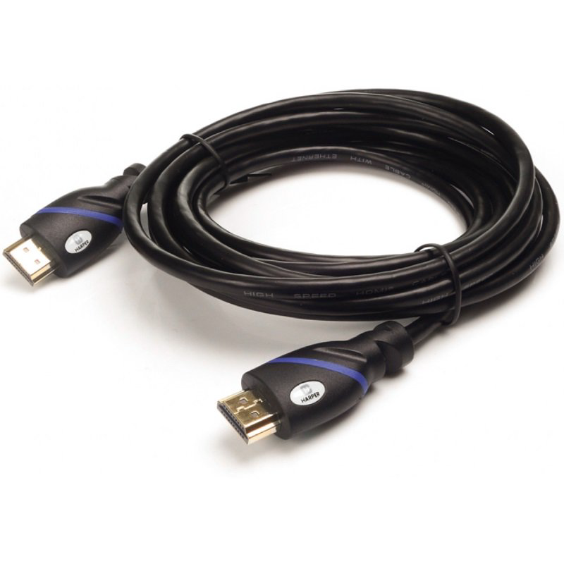 Кабель Harper DCHM-373 HDMI-HDMI 3м черный купить,NaN
