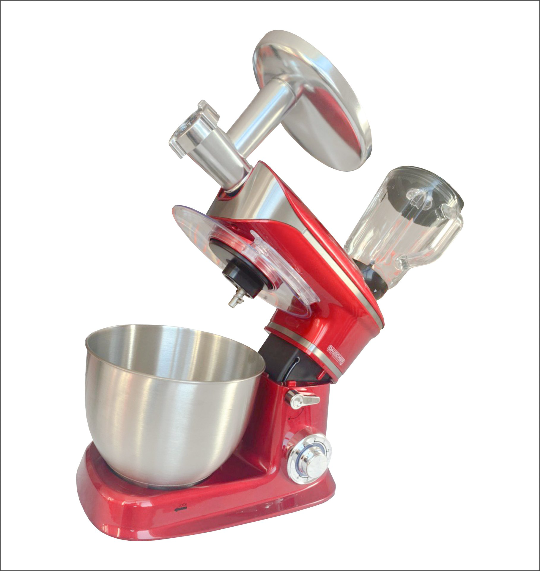 Кухонный комбайн Dauscher  DKP-6513SM Turbo красный купить,NaN