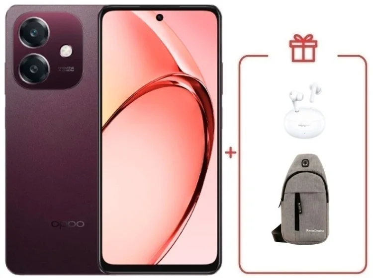 Смартфон Oppo A5i 4/128 Nebula Red + подарок купить,NaN