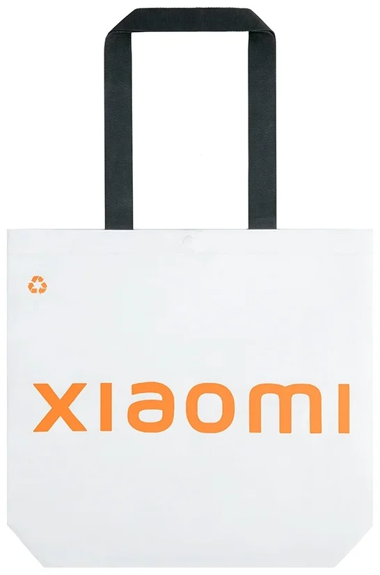 Сумка шоппер Xiaomi полиэстер белый купить,NaN