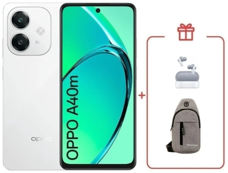 Смартфон Oppo A40M 6/256 White + подарок купить,NaN