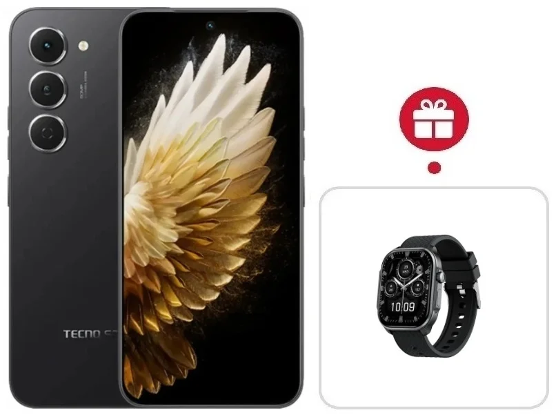Смартфон Tecno Spark 40 Pro 8/256Gb Ink Black + подарок купить,NaN