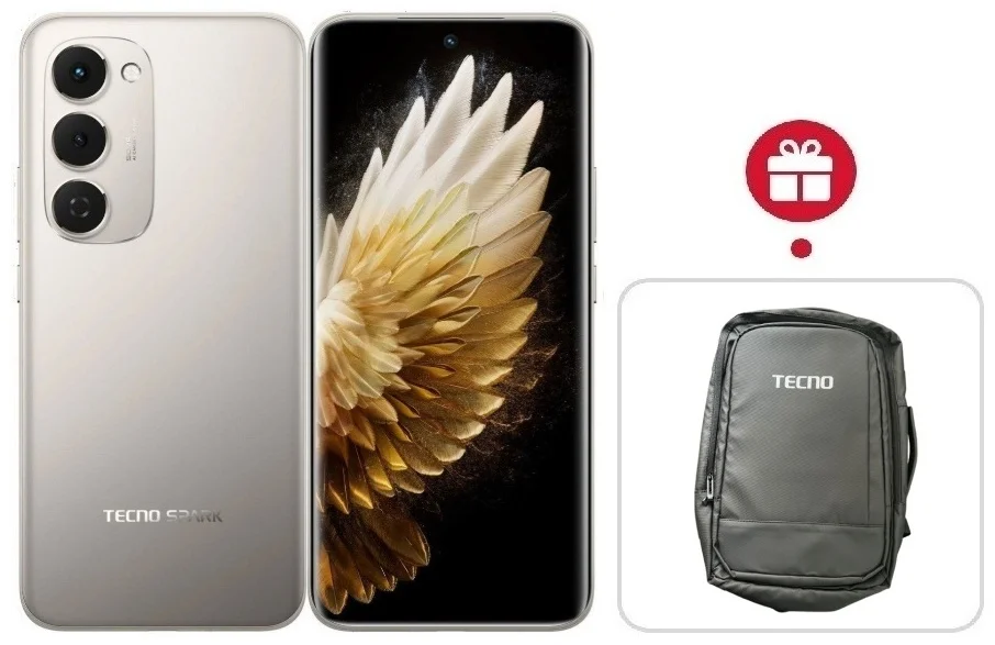 Смартфон Tecno Spark 40 Pro+ 8/256Gb Moon Titanium + подарок купить,NaN