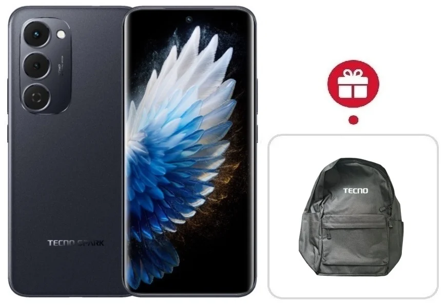 Смартфон Tecno Spark 40 Pro+ 8/256Gb Nebula Black + подарок купить,NaN