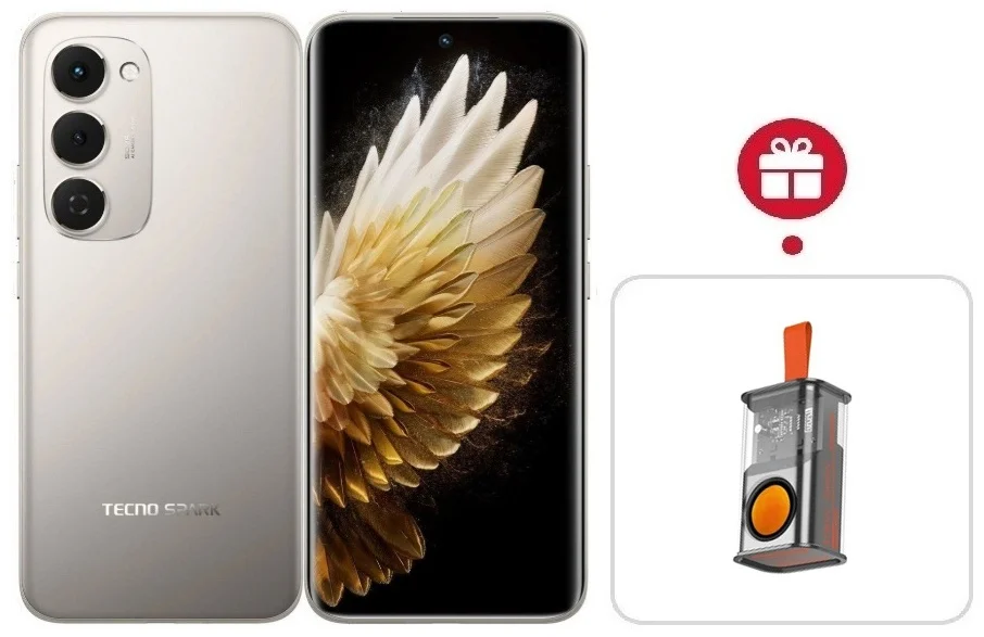 Смартфон Tecno Spark 40 Pro+ 8/256Gb Moon Titanium + подарок купить,NaN