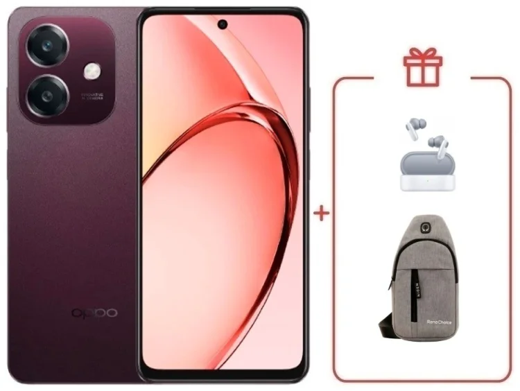 Смартфон Oppo A5i 4/128 Nebula Red + подарок купить,NaN
