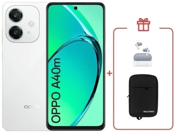 Смартфон Oppo A40M 6/256 White + подарок купить,NaN