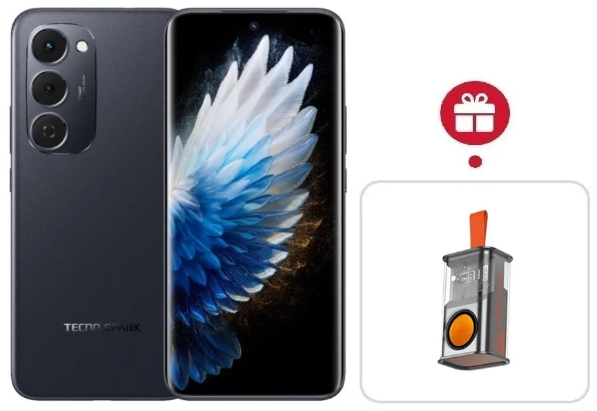 Смартфон Tecno Spark 40 Pro+ 8/256Gb Nebula Black + подарок купить,NaN