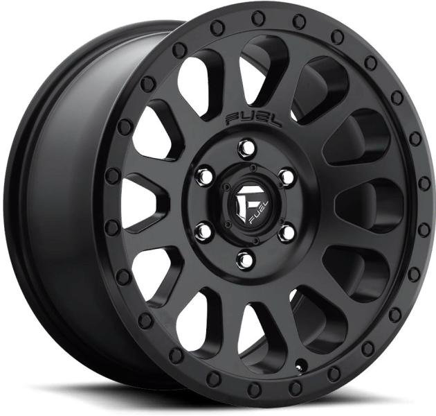 Комплект дисков Fuel D579 Vector 6x139.7 9x18 ET1 D108 черный купить,962000