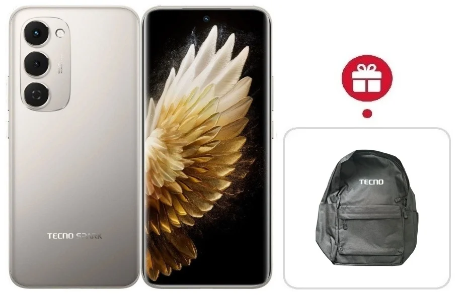 Смартфон Tecno Spark 40 Pro+ 8/256Gb Moon Titanium + подарок купить,NaN