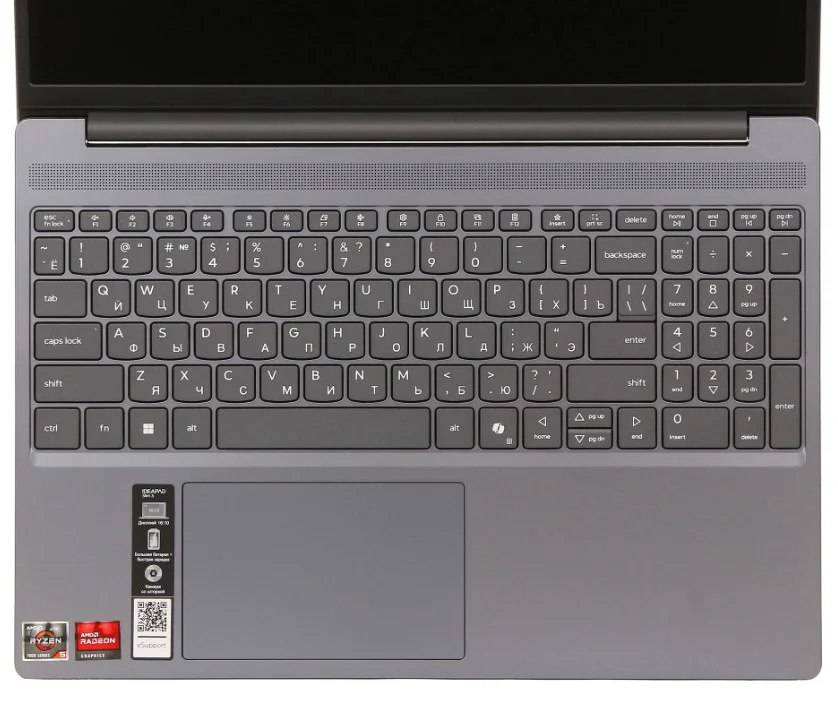 Ноутбук Lenovo IdeaPad Slim 3 15ARP10 83K700UDRK 15.3" Grey купить,NaN