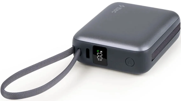 Внешний аккумулятор TTEC ReCharger Mini LCD 10000 mAh PD 20W USB-C/Lightning cable 2BB231GR Black купить,0