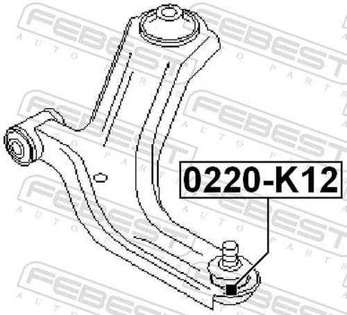 FEBEST опора шаровая 0220-K12 купить,NaN