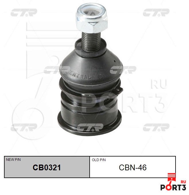 CTR опора шаровая CB0321 купить,NaN