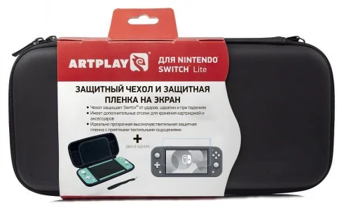 Чехол и защитная пленка Artplays для Nintendo Switch Lite