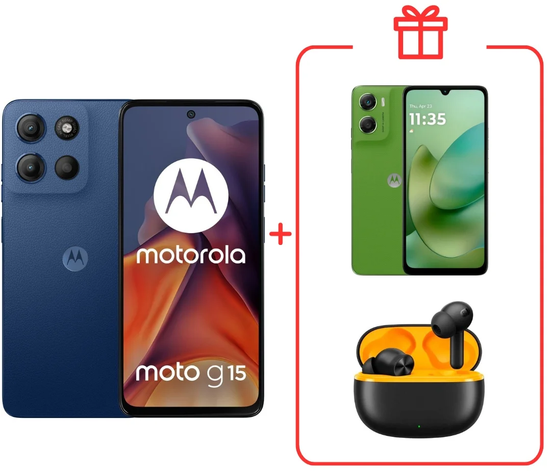 Смартфон Motorola Moto G15 8/256GB Sea Blue + подарок купить,NaN