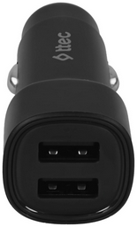 Автомобильное Зарядное устройство TTEC SmartCharger Duo PD 2CKP03S  60W Car Fast Charger USB-C+USB-C Black 