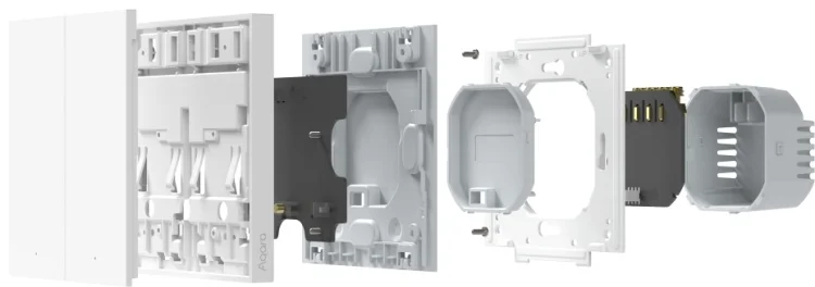 Умный выключатель Aqara H1 EU WS-EUK02 белый - ForteMarket Умный выключатель Aqara H1 EU WS-EUK02 белый купить,0