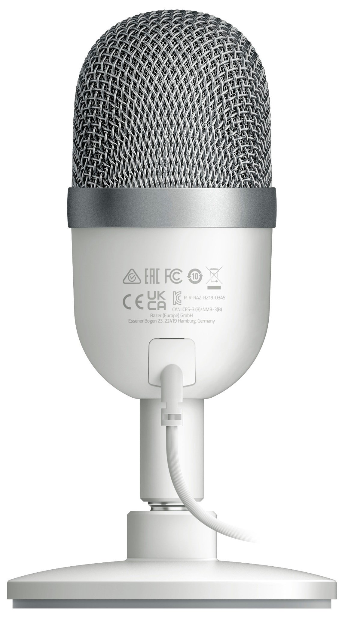Микрофон Razer Seiren Mini Mercury RZ19-03450300-R3M1 белый - ForteMarket Микрофон Razer Seiren Mini Mercury RZ19-03450300-R3M1 белый купить,0