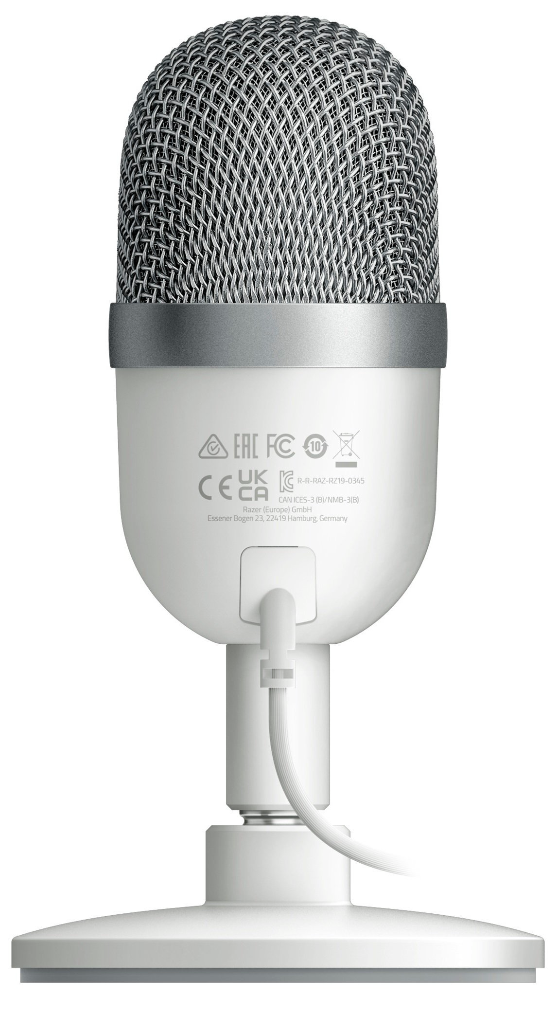 Микрофон Razer Seiren Mini Mercury RZ19-03450300-R3M1 белый купить,NaN