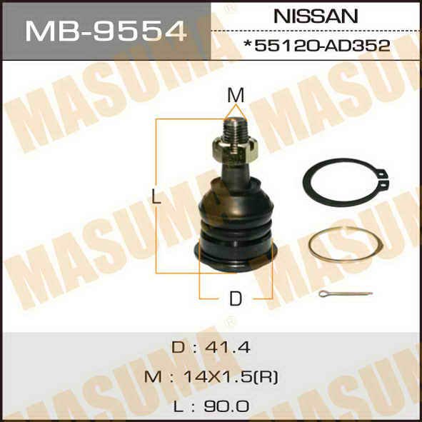 MASUMA опора шаровая MB9554 купить,NaN