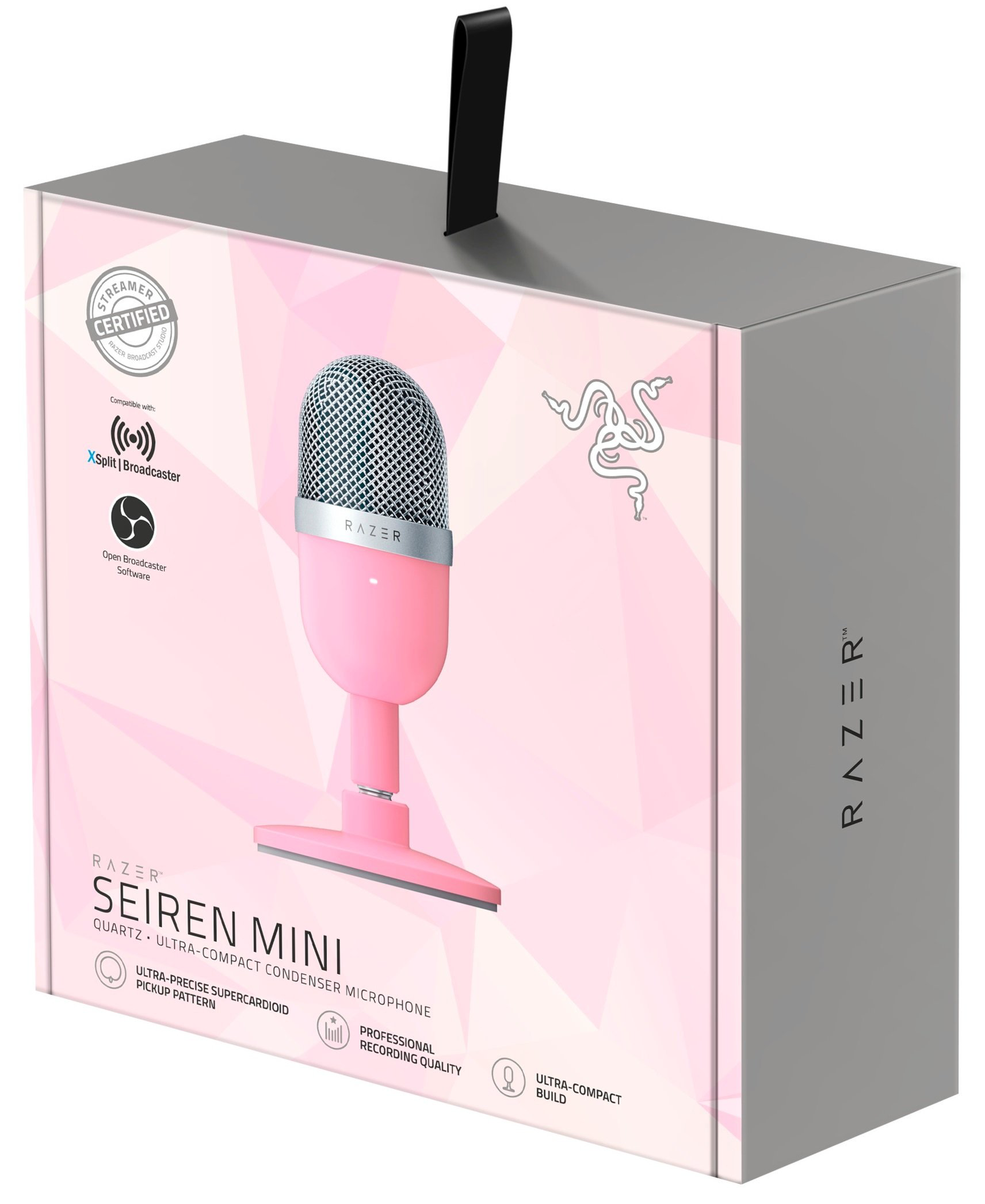 Микрофон Razer Seiren Mini Quartz RZ19-03450200-R3M1 розовый - ForteMarket Микрофон Razer Seiren Mini Quartz RZ19-03450200-R3M1 розовый купить,16990
