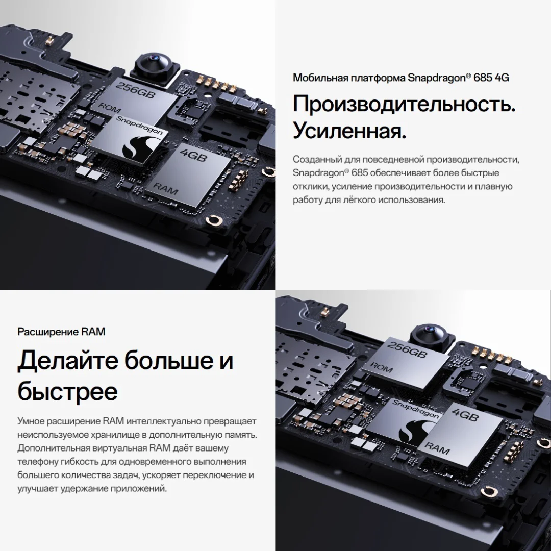 Смартфон Oppo A6x 4G 4/128GB фиолетовый купить,NaN