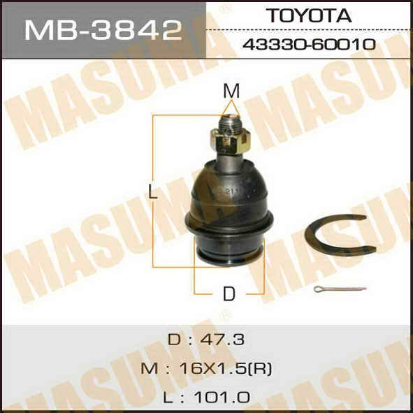 MASUMA опора шаровая MB3842 купить,NaN