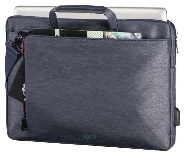 Сумка для ноутбука Hama Manchester 00216582 17.3" синяя купить,0