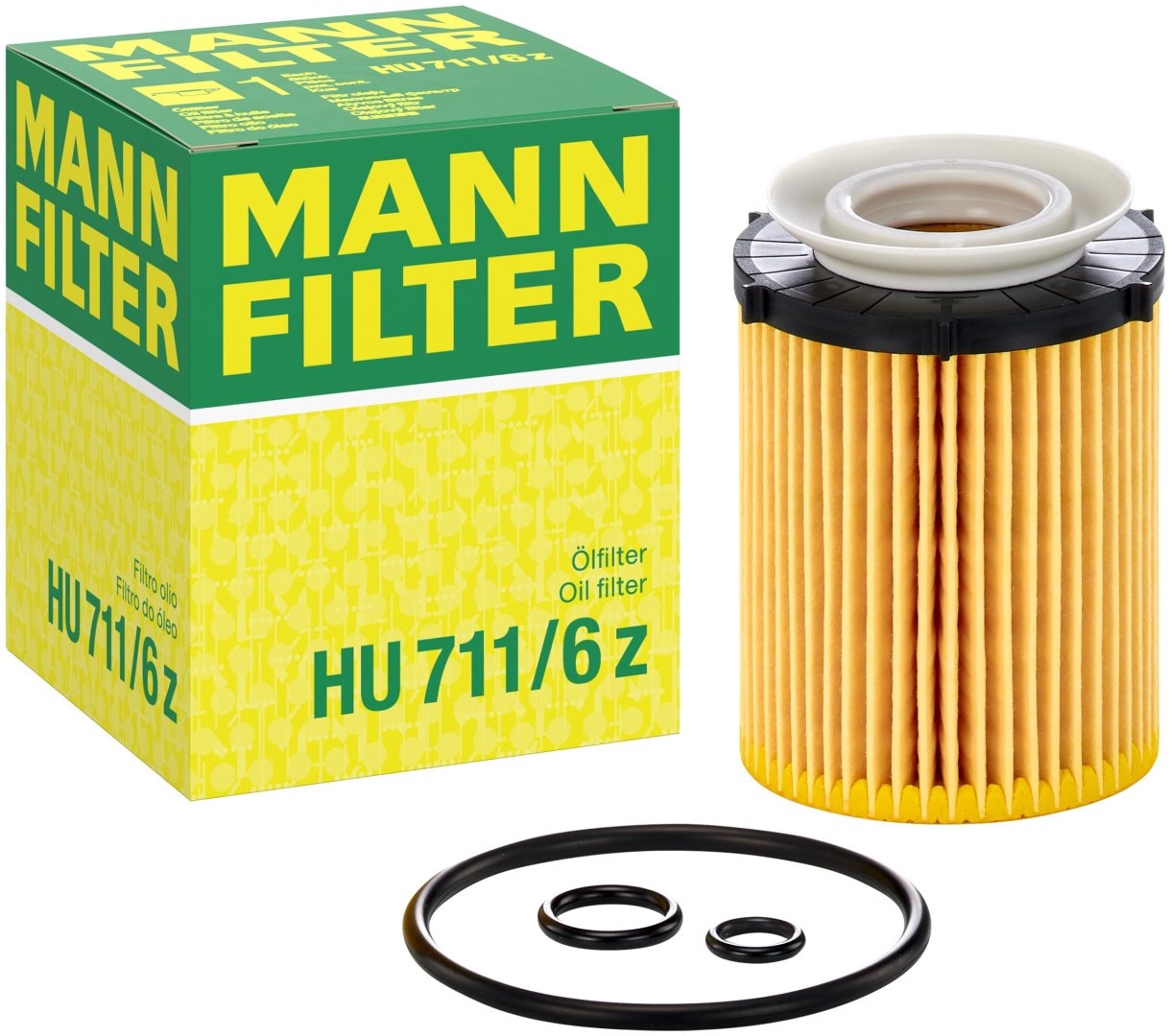 MANN-FILTER масляный фильтр HU711/6Z купить,NaN