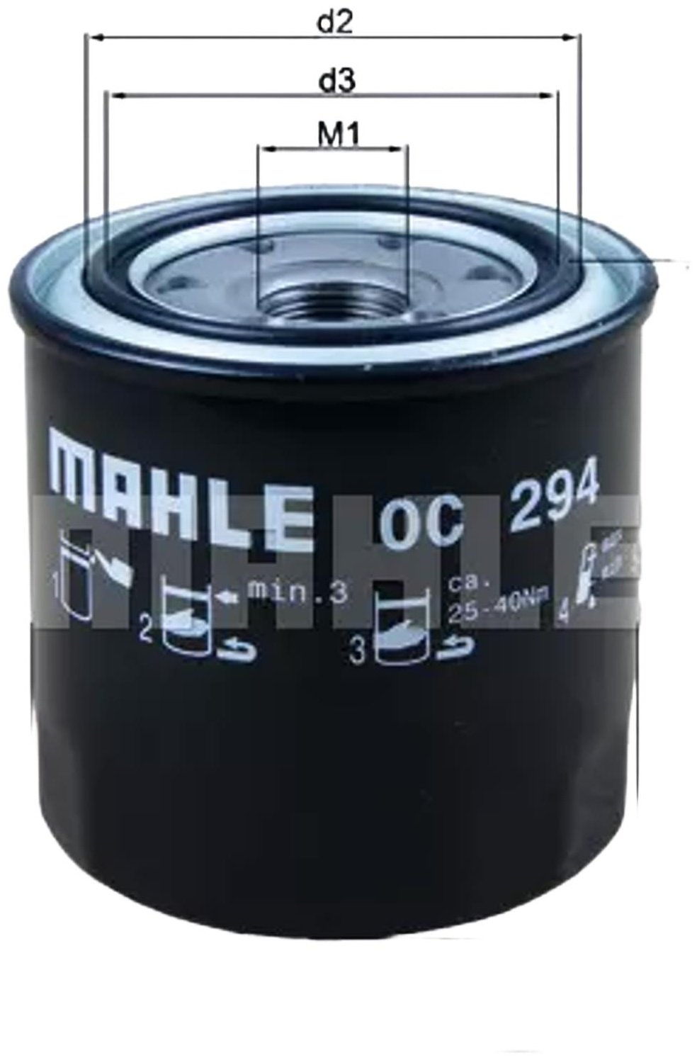 MAHLE масляный фильтр OC294 купить,NaN