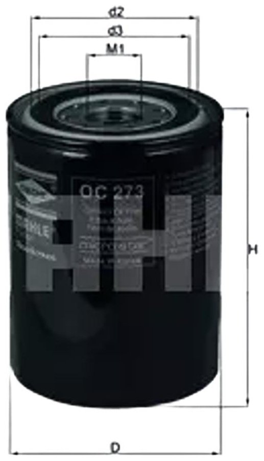 MAHLE масляный фильтр OC273 купить,NaN
