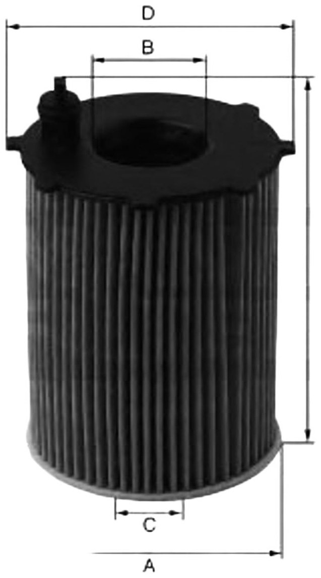 MANN-FILTER масляный фильтр HU8005Z купить,NaN